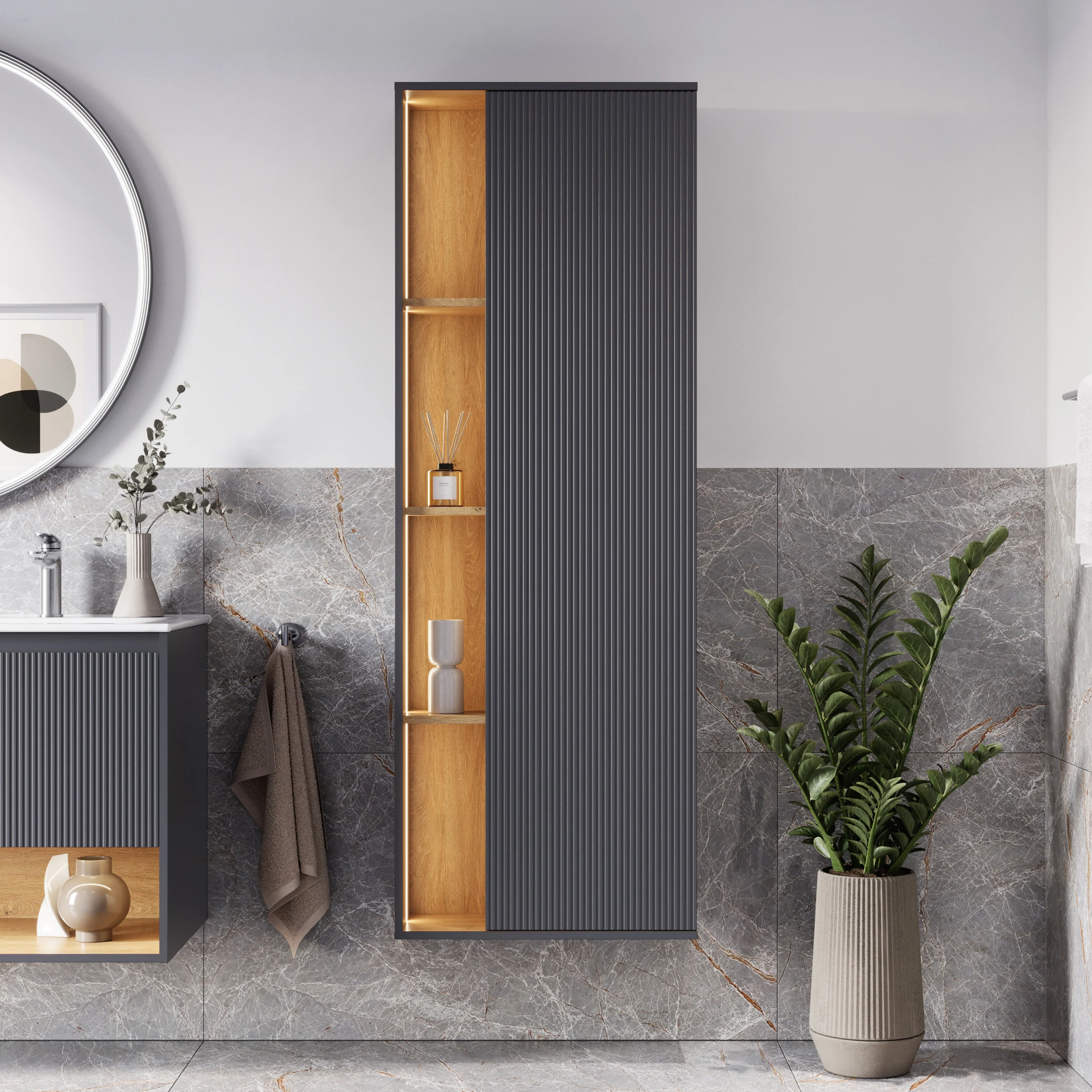 Bademøbel sæt BELDIVO 120 cm - Image 17