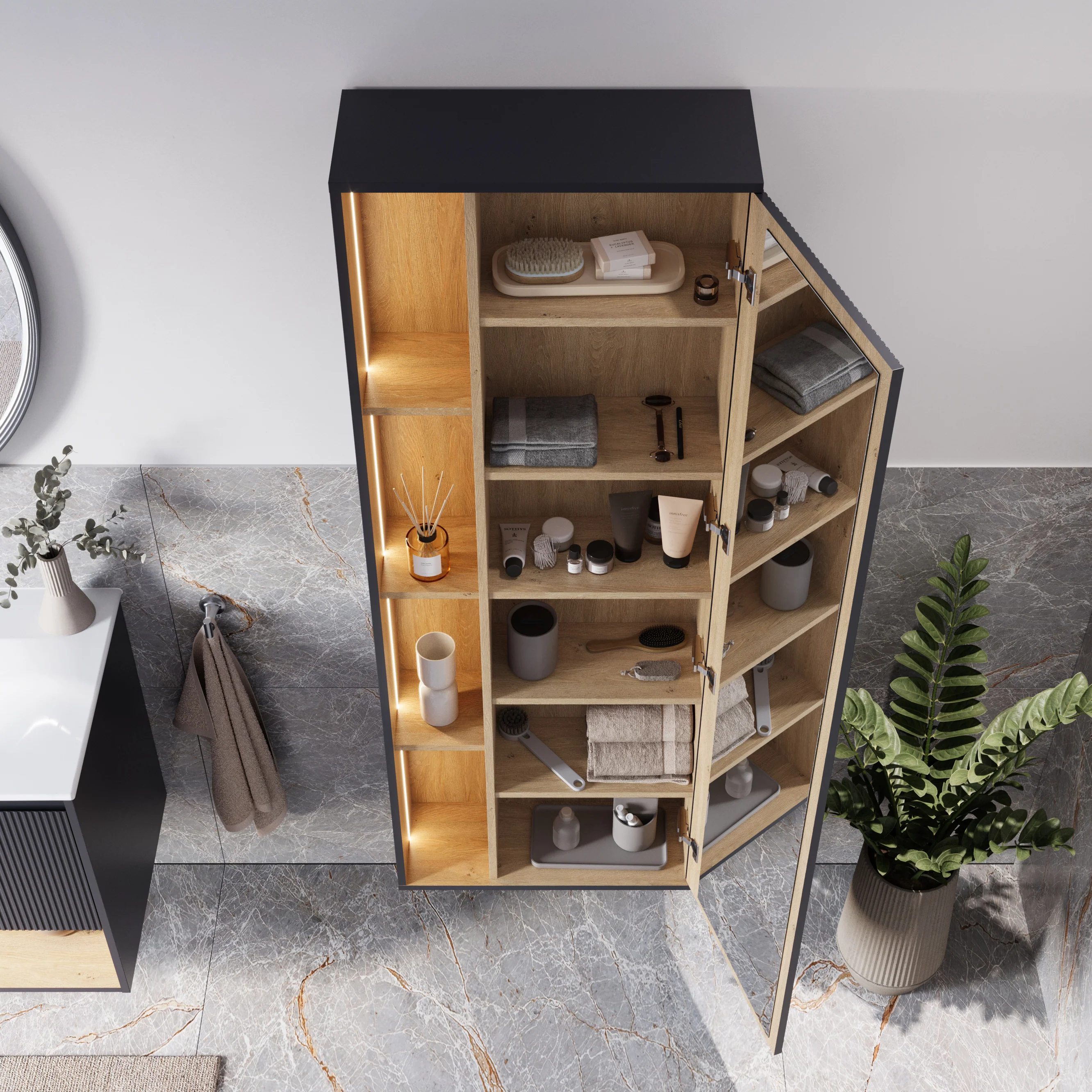 Bademøbel sæt BELDIVO 120 cm - Image 19