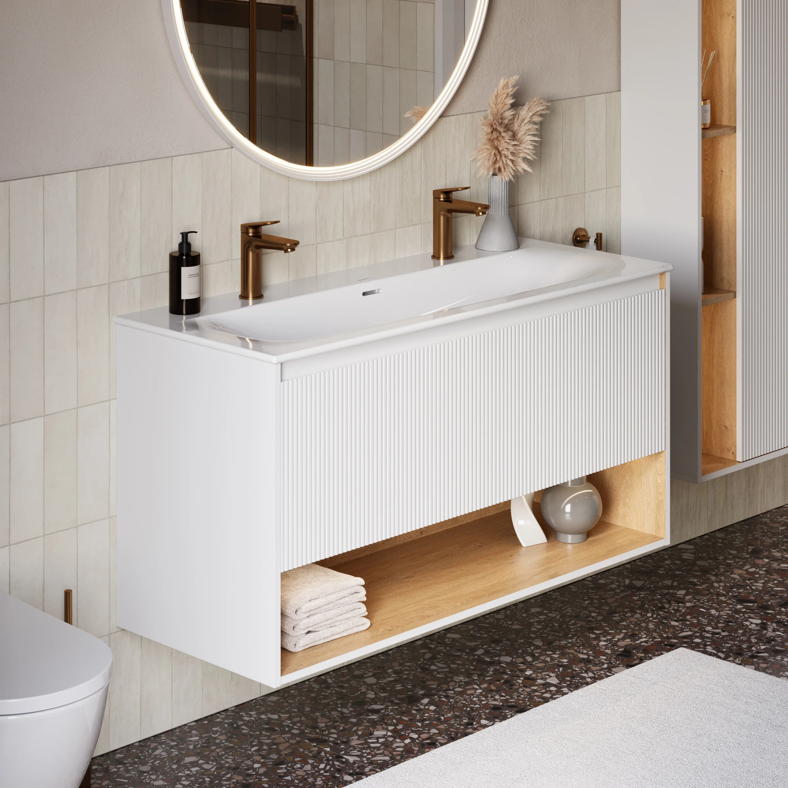 Bademøbel sæt BELDIVO 120 cm - Image 2