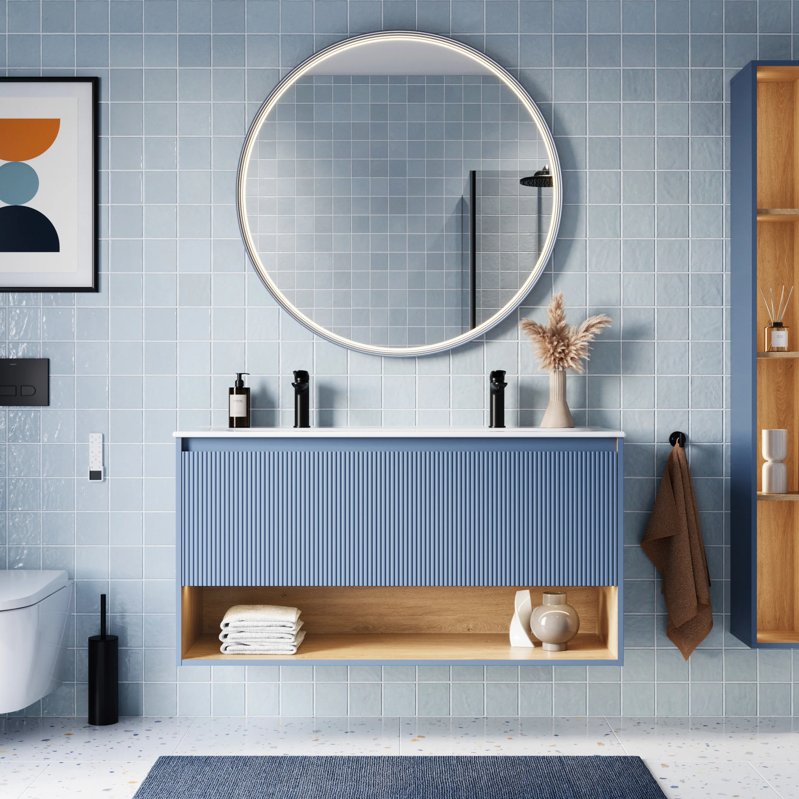 Bademøbel sæt BELDIVO 120 cm - Image 77