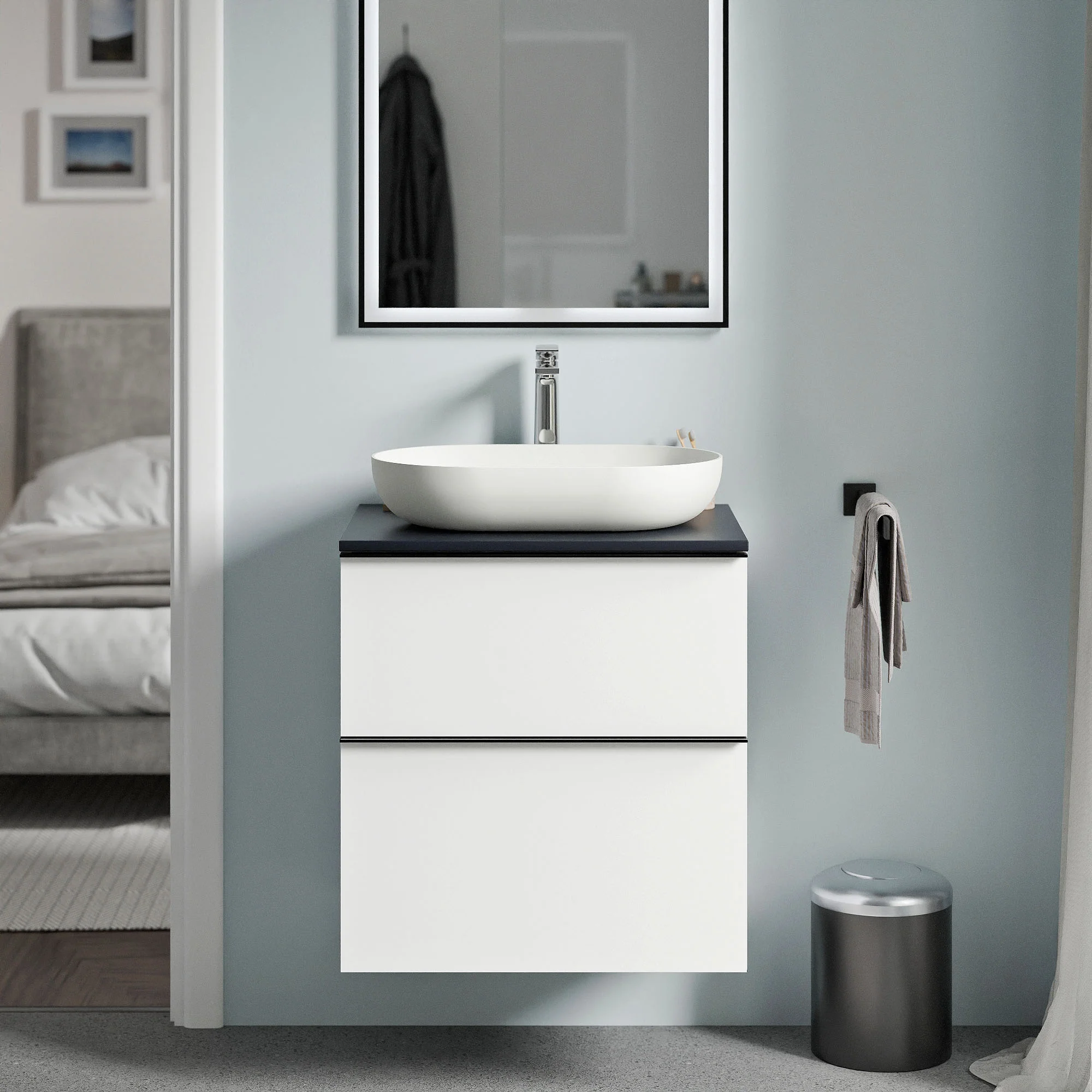 Badeværelsesmøbel underskab LAVOA 60cm - Image 45