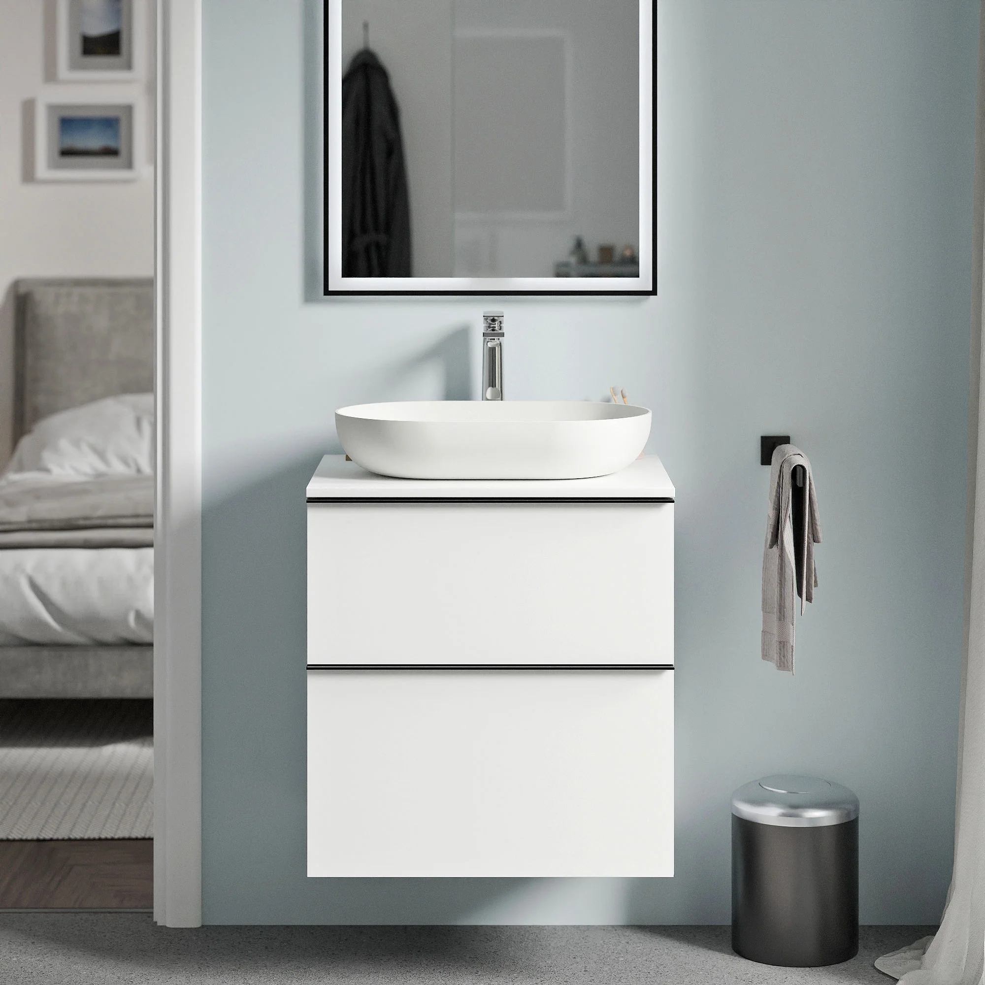 Badeværelsesmøbel underskab LAVOA 60cm - Image 49