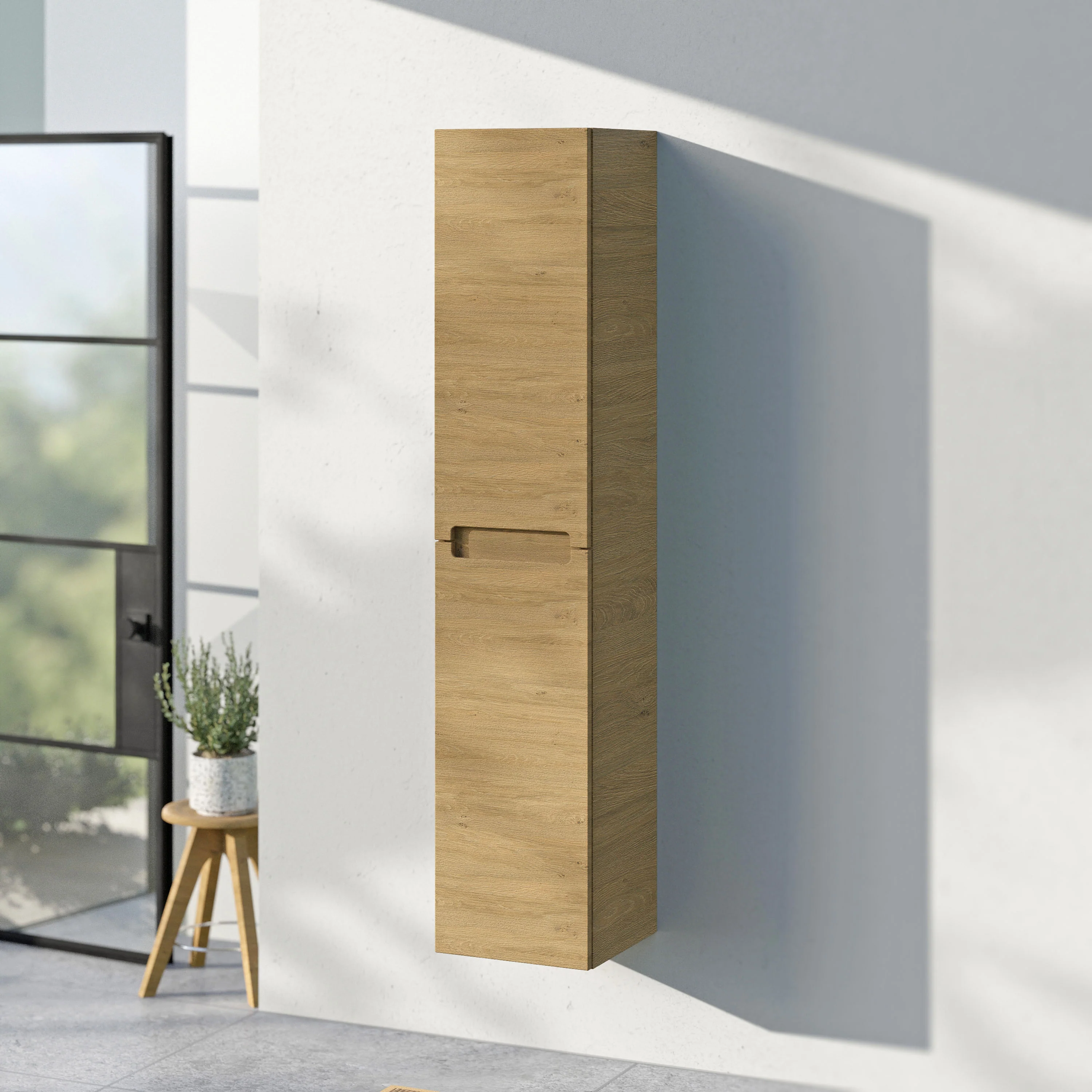 Badeværelsesmøbelsæt VIREO 120 cm med dobbelt håndvask - Image 7