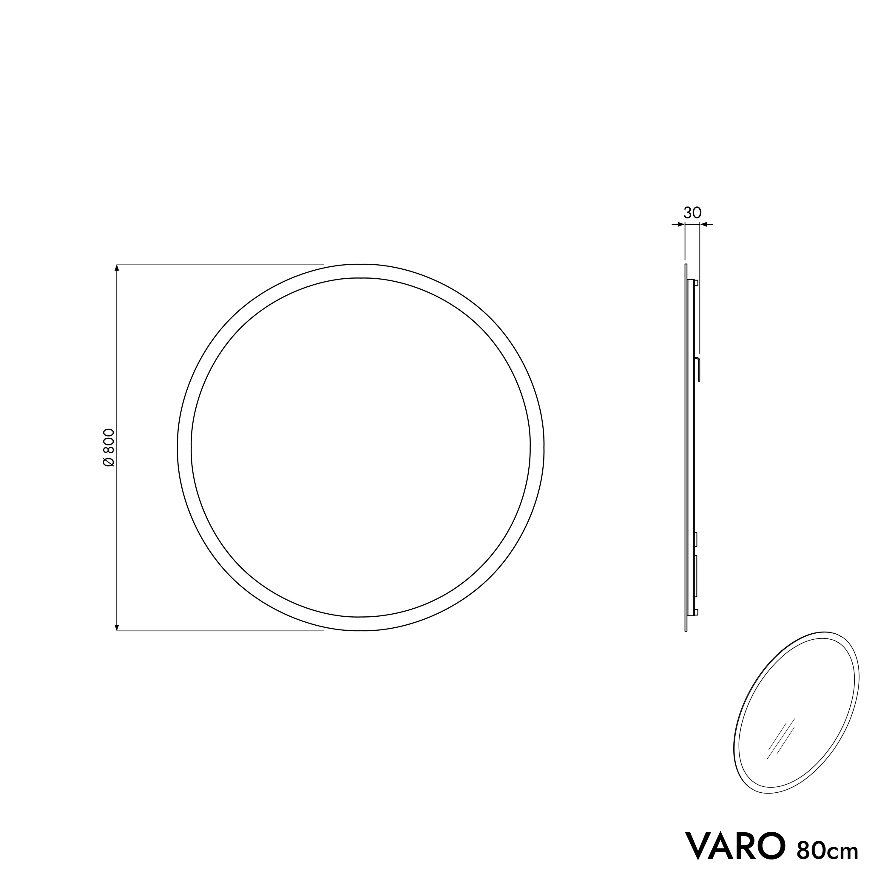 Badmøbelsæt VIREO 80 - Image 60
