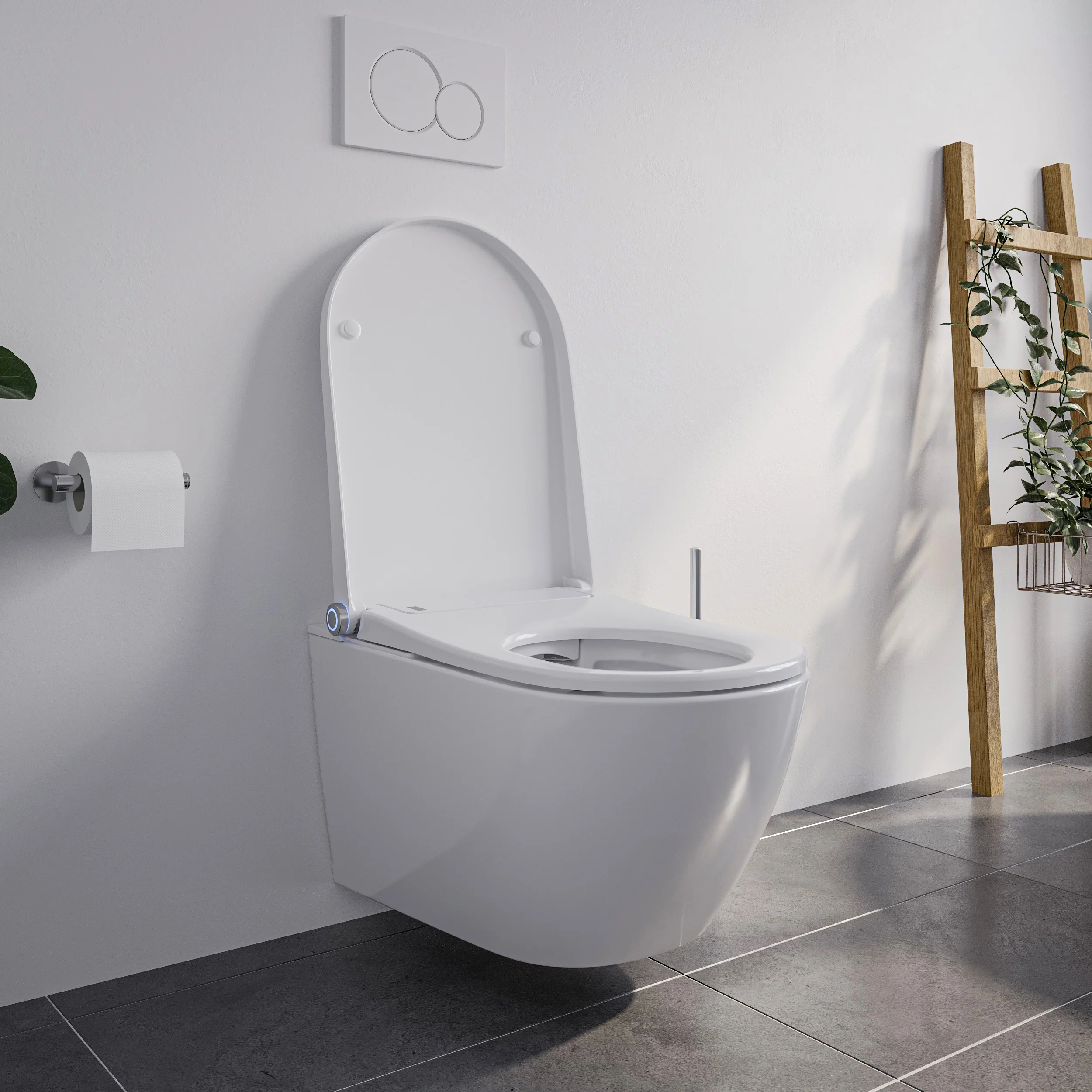 Douchetoilet Basic 1102  Hvid - Image 3