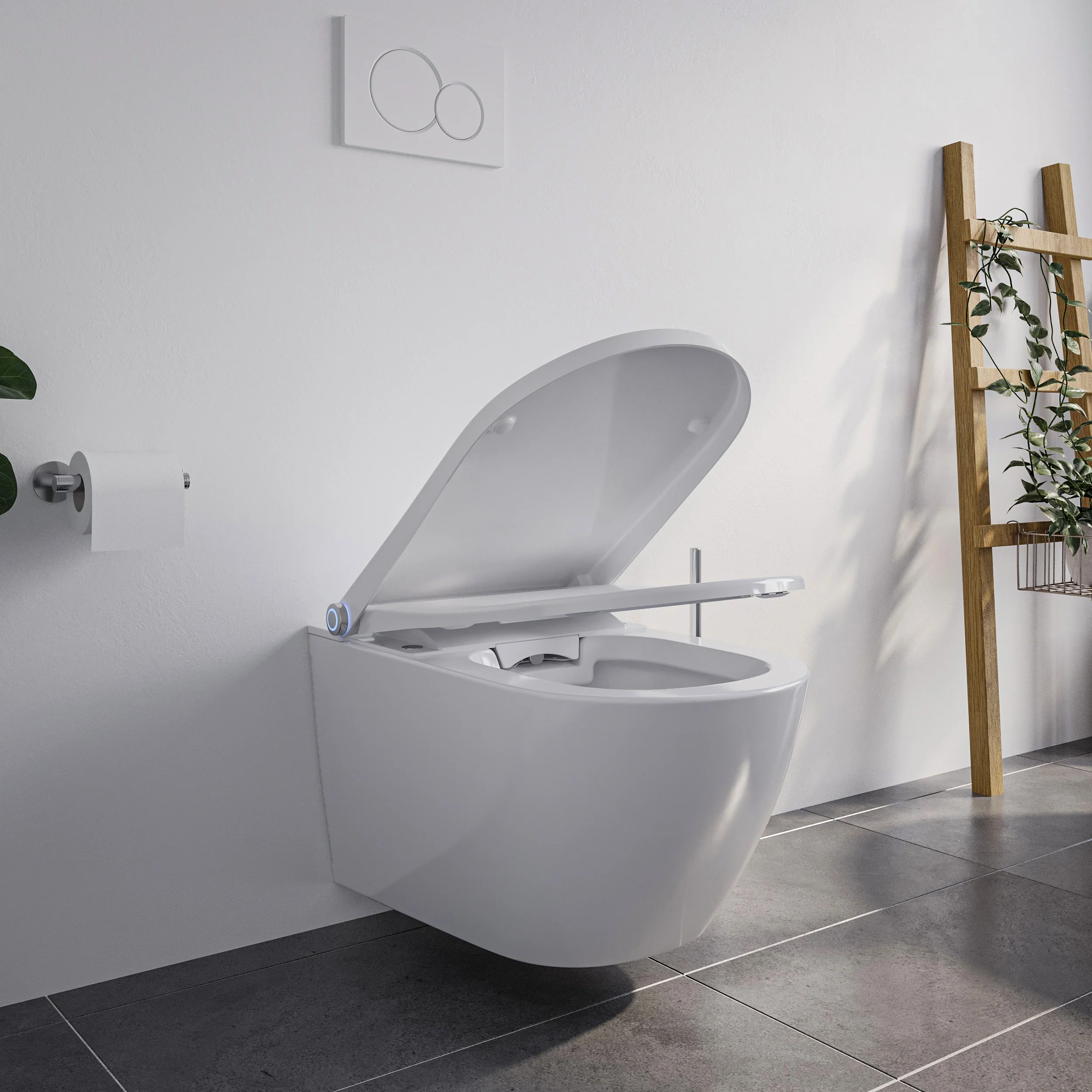 Douchetoilet Basic 1102  Hvid - Image 4