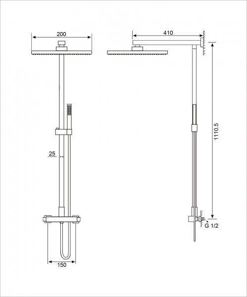 Brusesystem med termostat SEDAL 8921B - Image 6