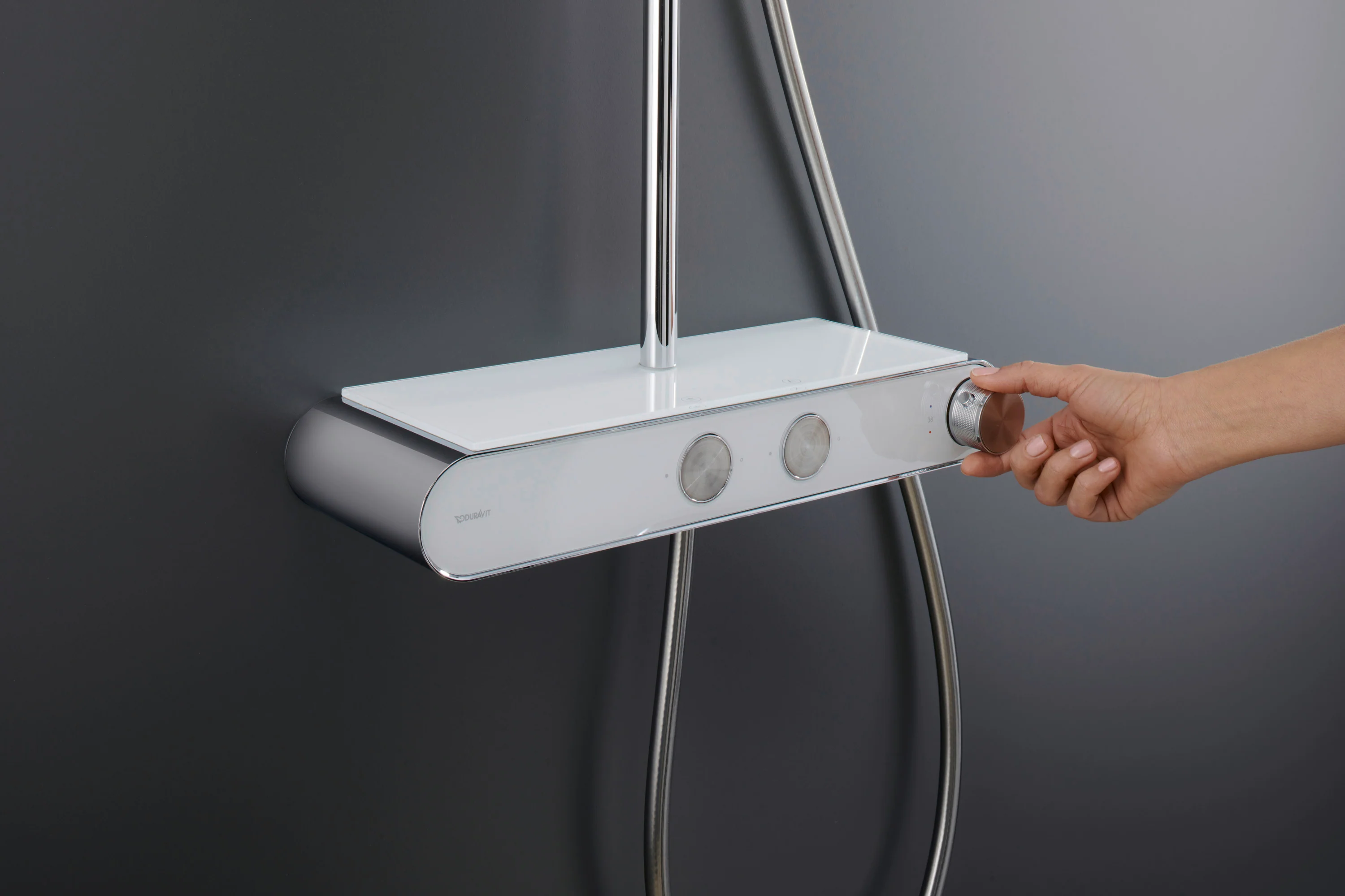 Duravit brusesystem med termostat og glashylde - Image 9
