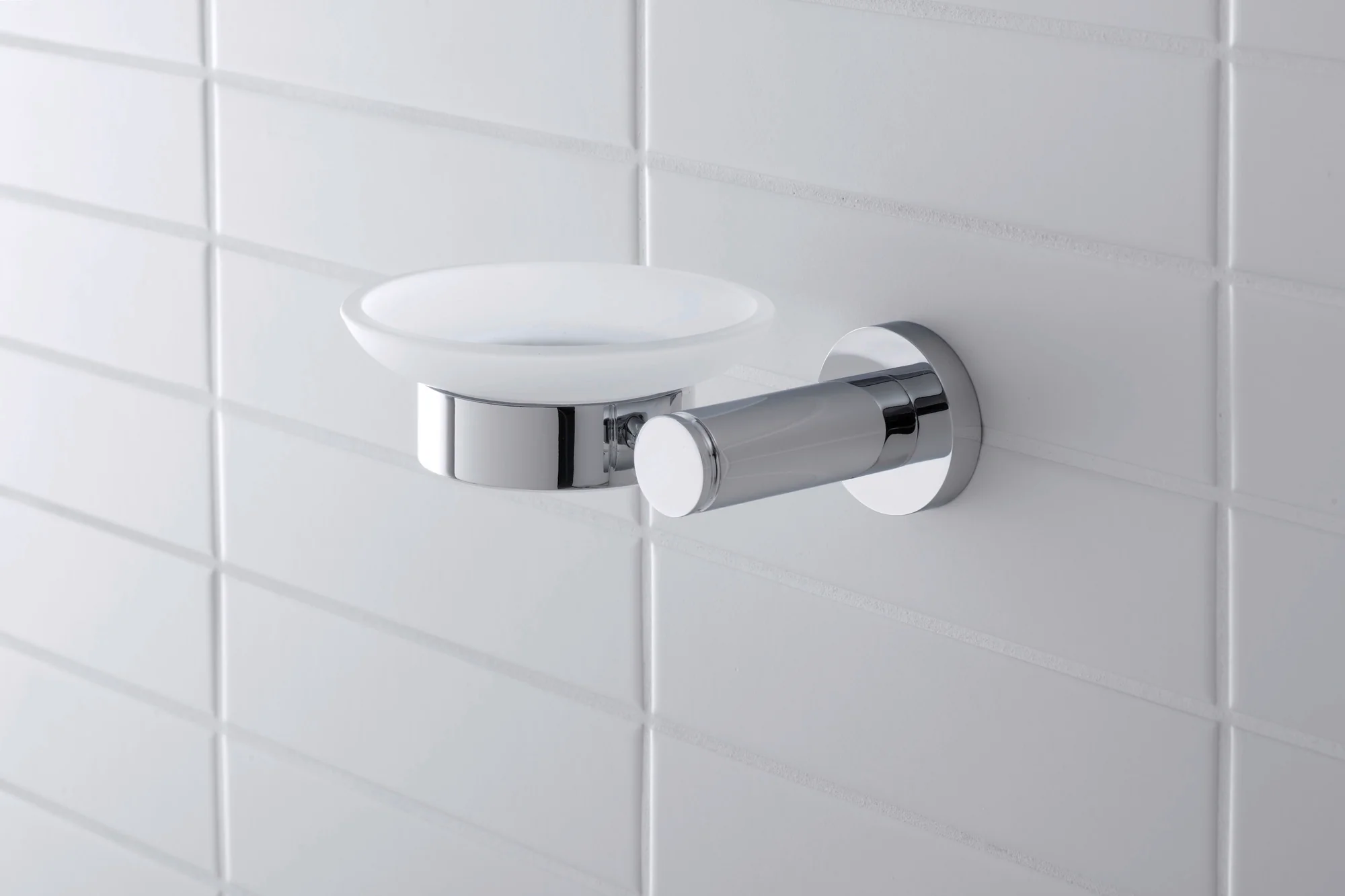Duravit D-Code sæbeskål Ø10 cm til 1 sæbe 