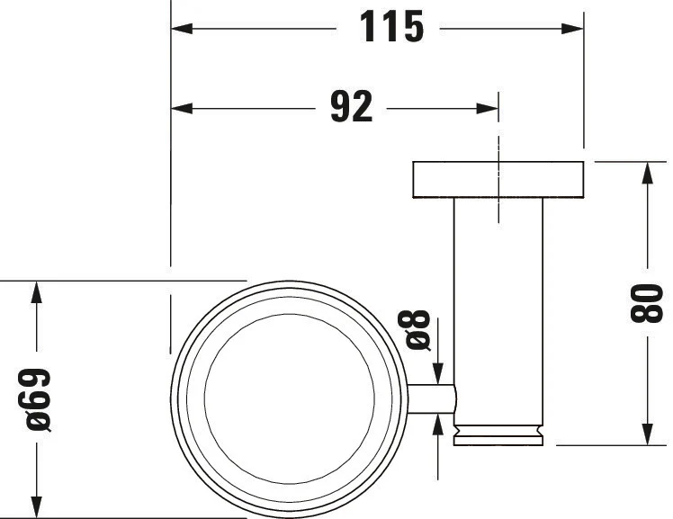 Duravit D-Code tandkrus  - Image 5
