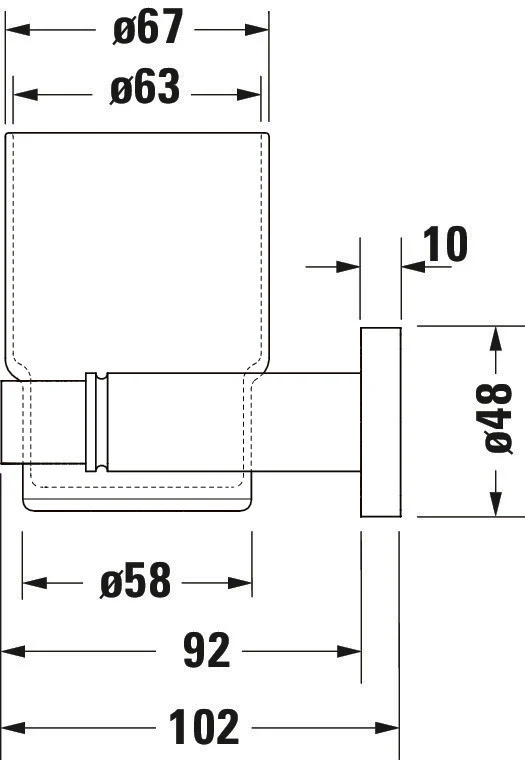 Duravit D-Code tandkrus  - Image 6