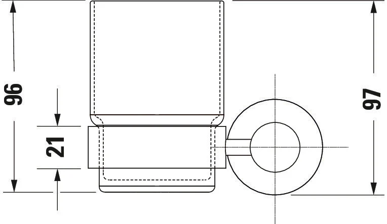 Duravit D-Code tandkrus  - Image 7