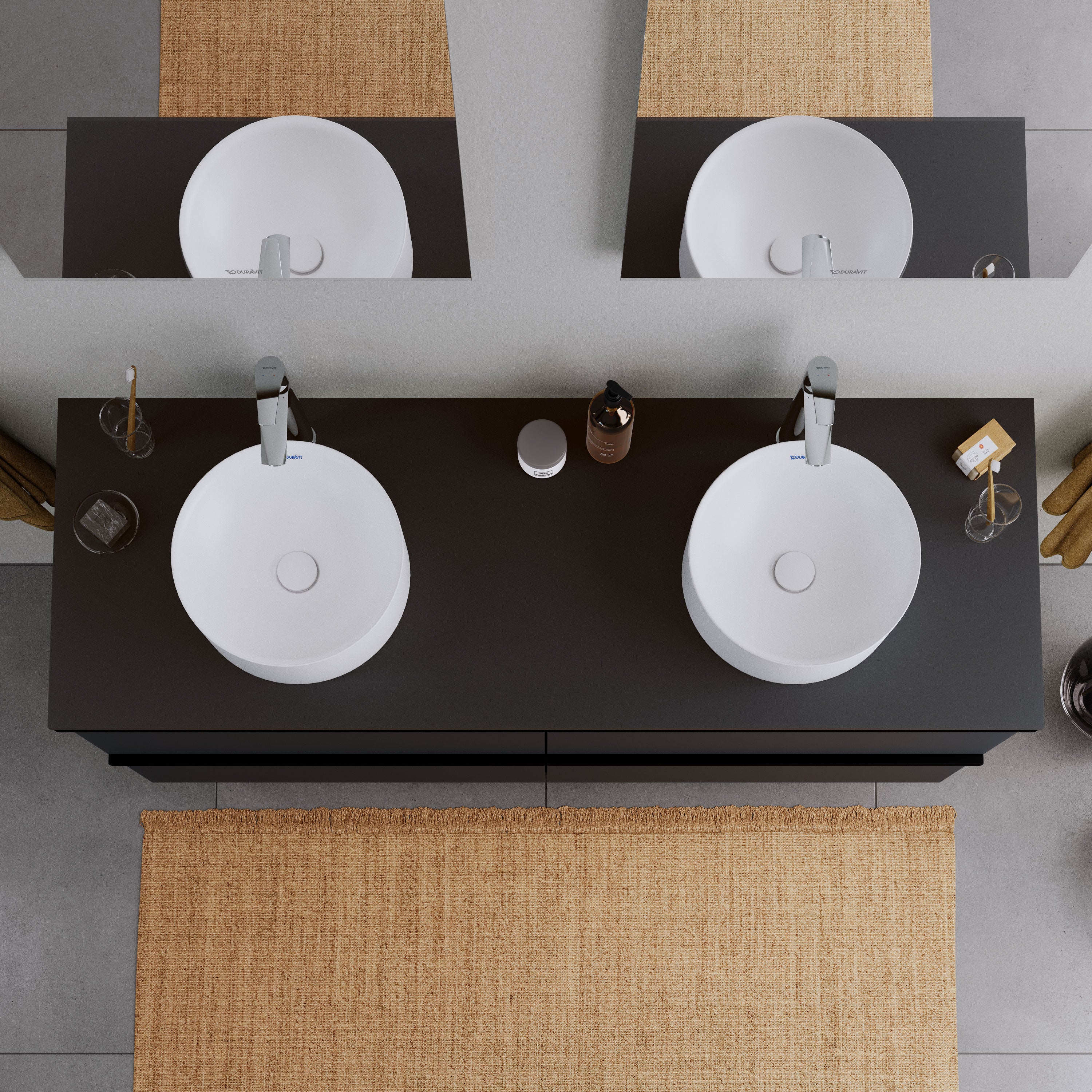 Duravit DuraCielo bordmonteret håndvask - Image 3