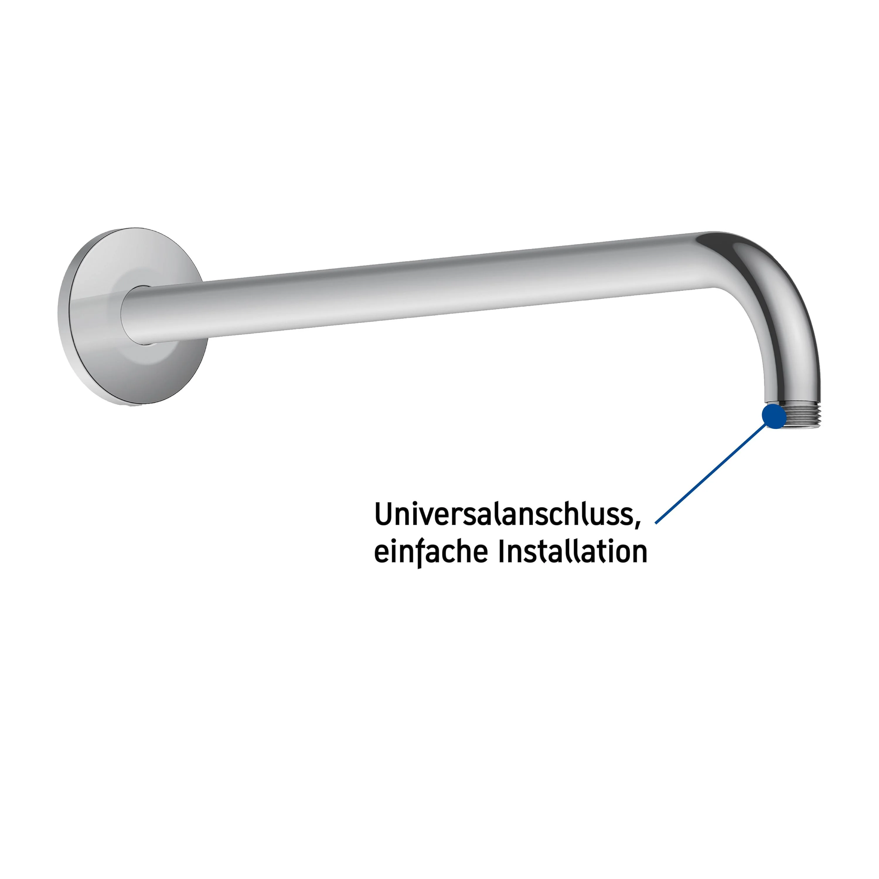 Duravit DuraVelez indbygningsbrusearmatur med regnbruser - inkl. brusearm - Image 10