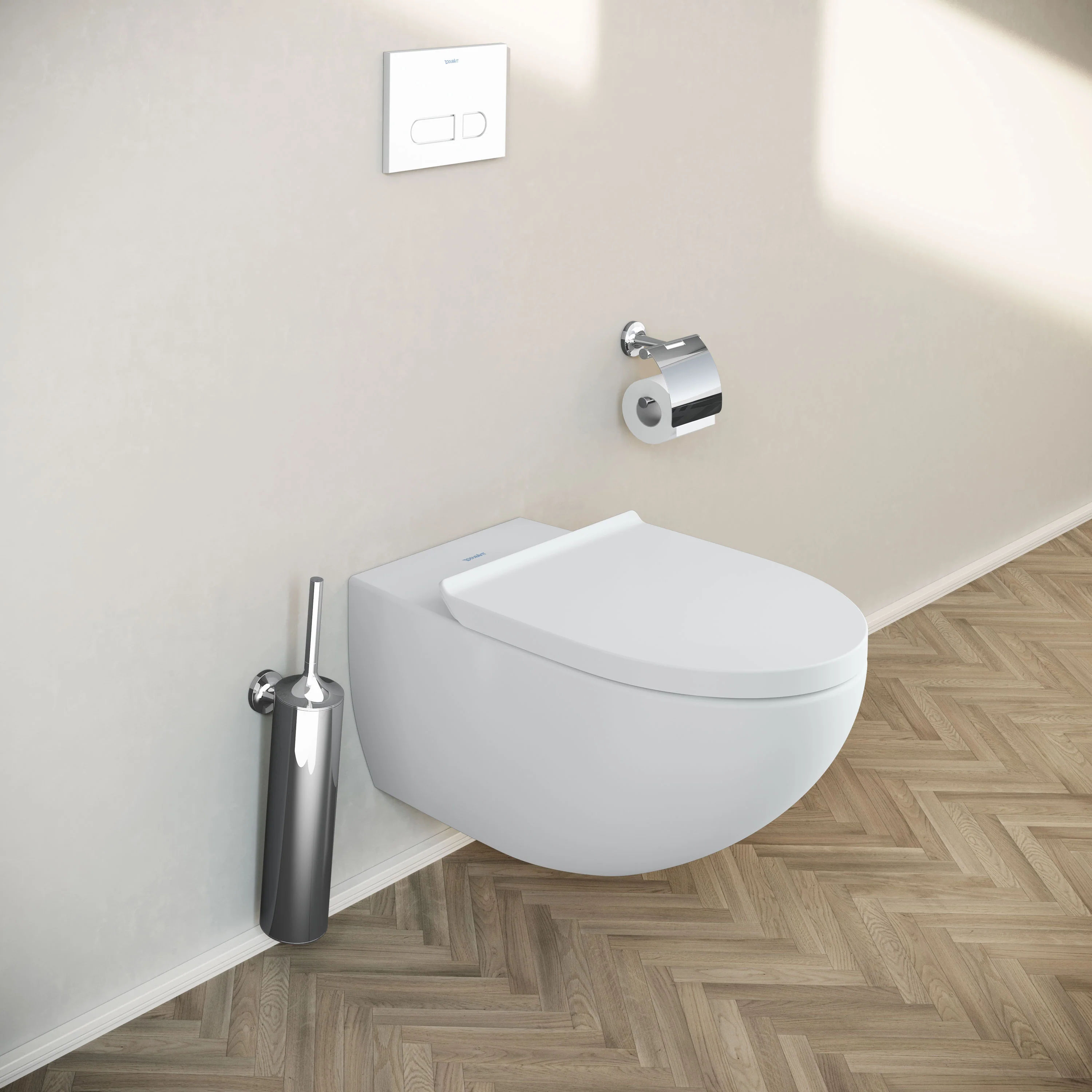 Duravit DuraVento væghængt toilet-sæt uden skyllekant