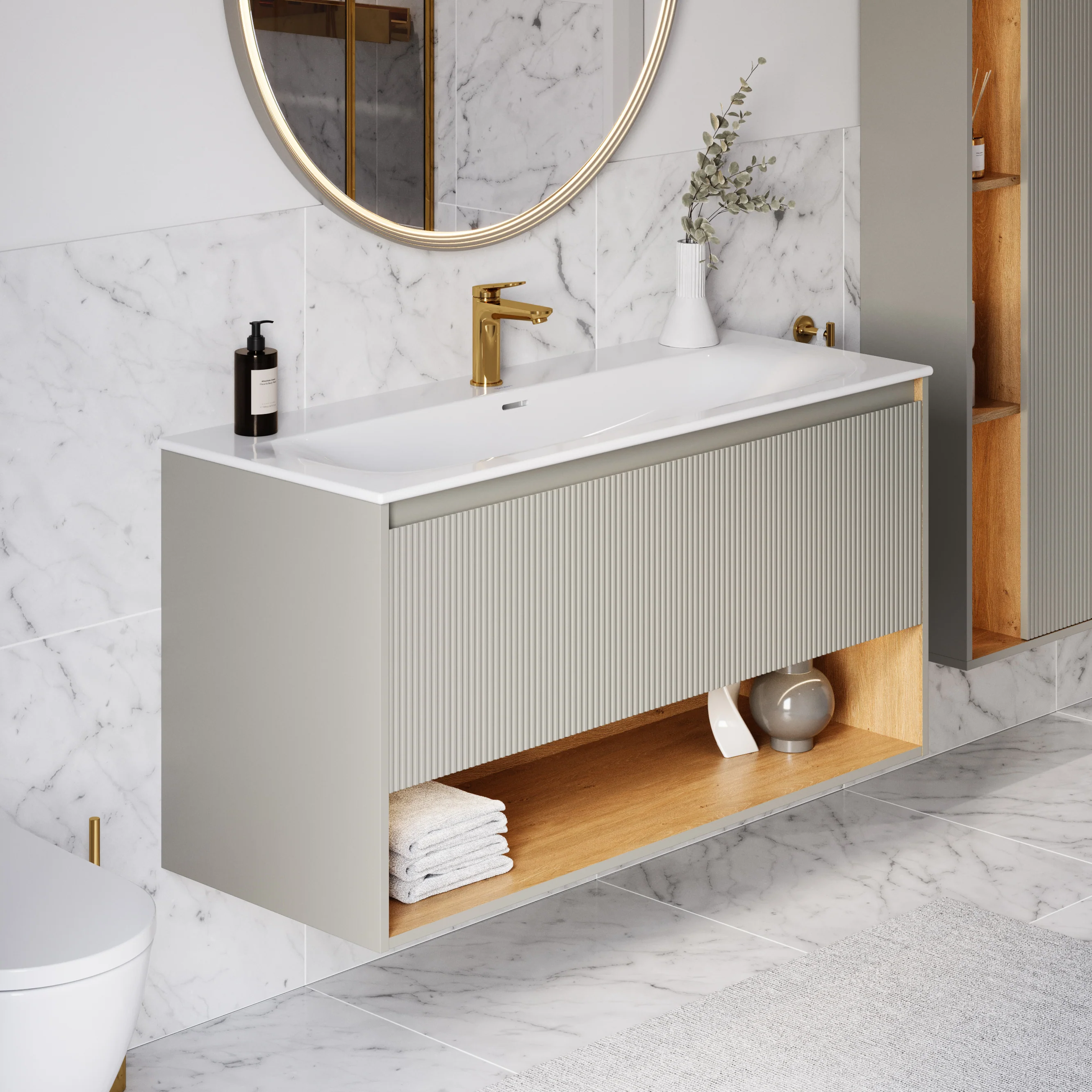 Duravit håndvask med underskab BELDIVO 120 cm - Image 17