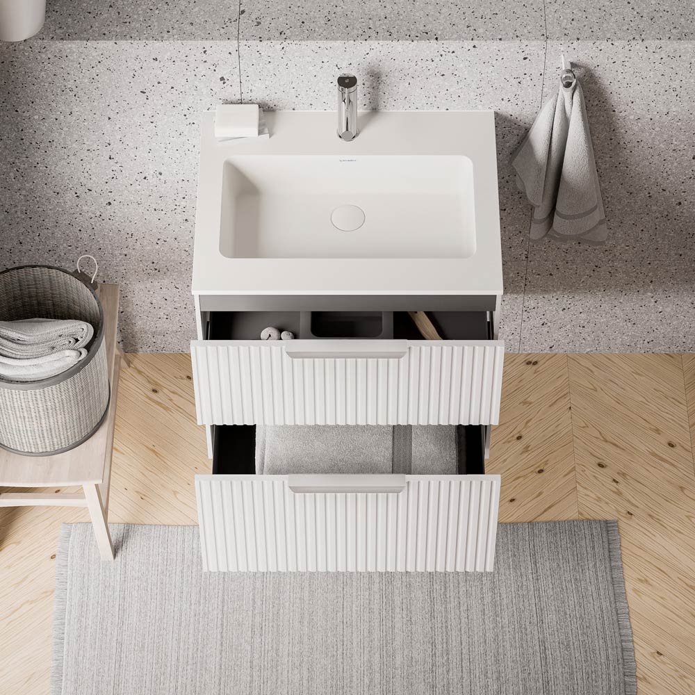 Duravit håndvask med vaskeskab TIM 60 cm - Image 12