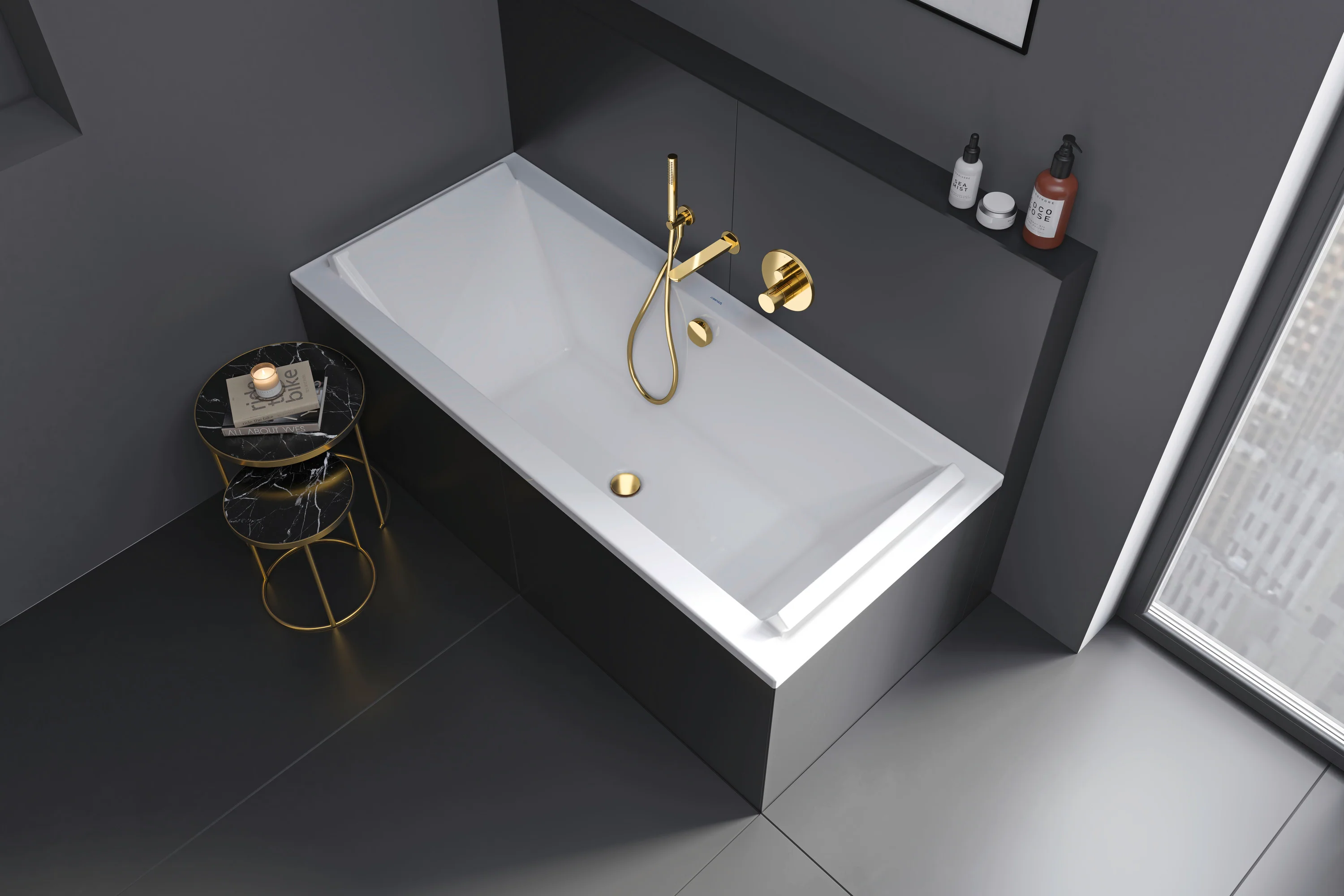 Duravit Universal vægtilslutningsbøjle med bruseholder - Image 17