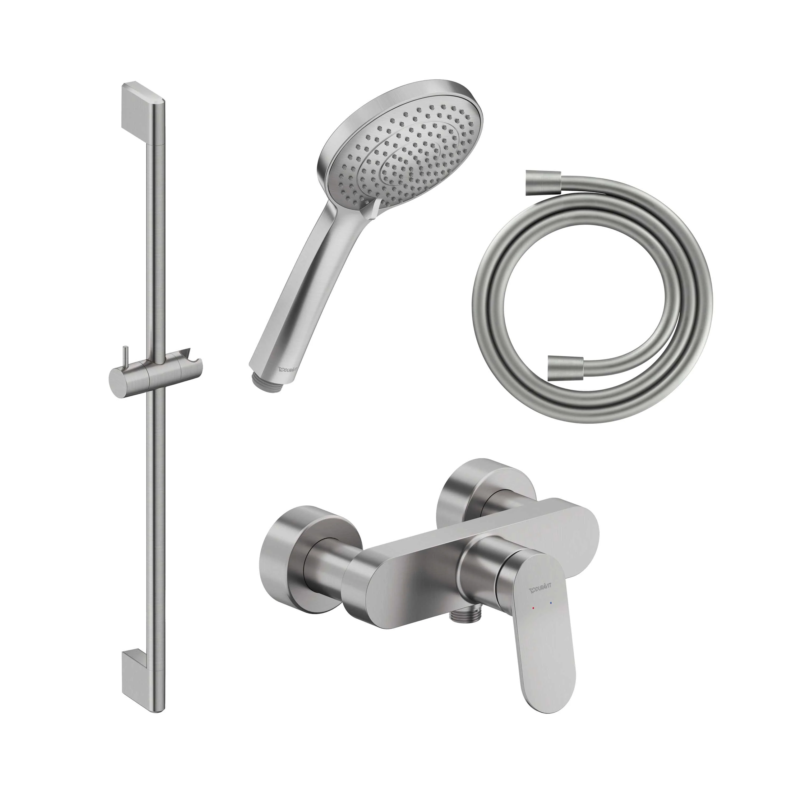 Duravit Wave udenpåliggende brusearmatur med etgrebs bruseblander - Image 11