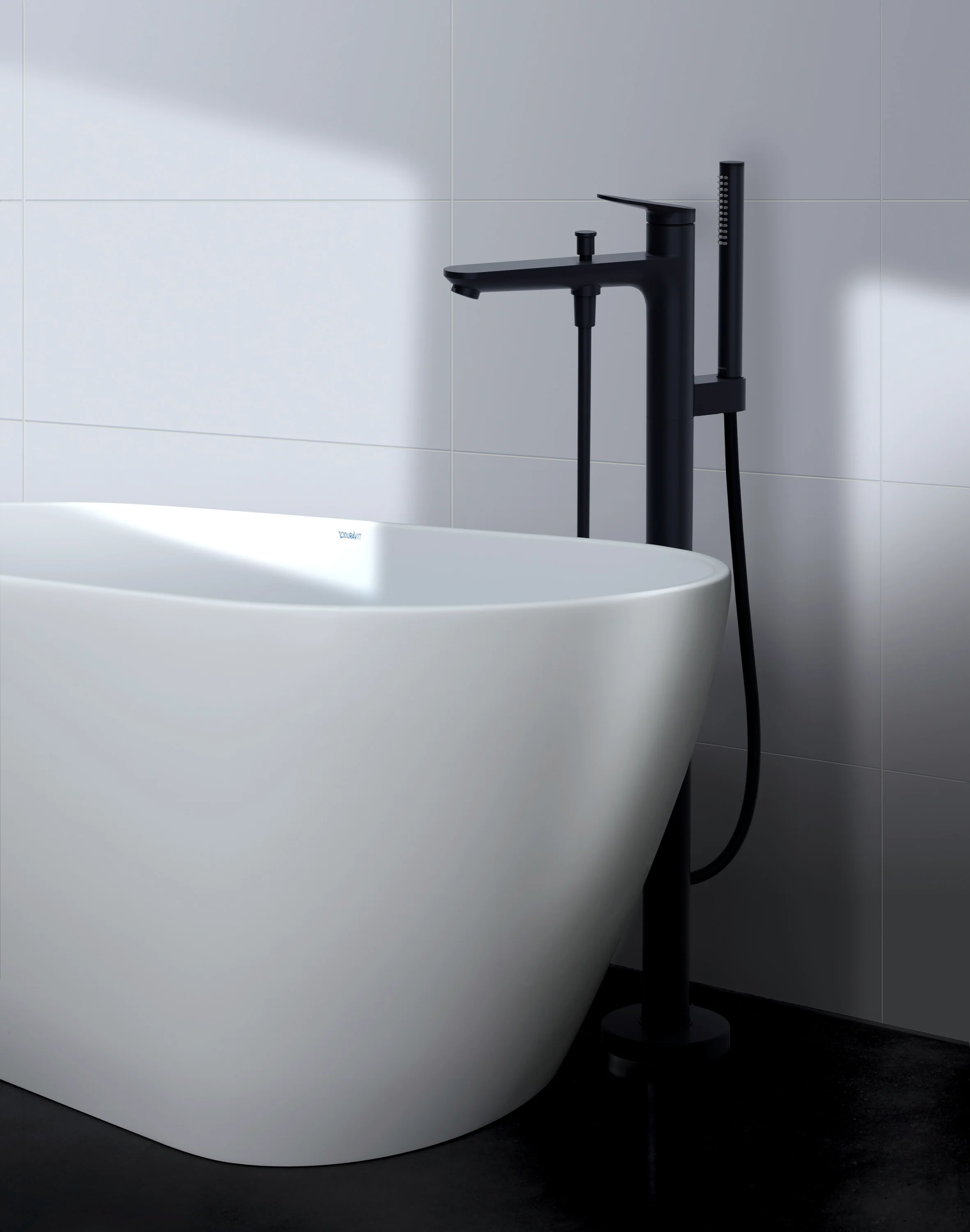  Duravit Wave Einhebel-badekarsblander gulvmonteret - Farve valgbar - Image 4