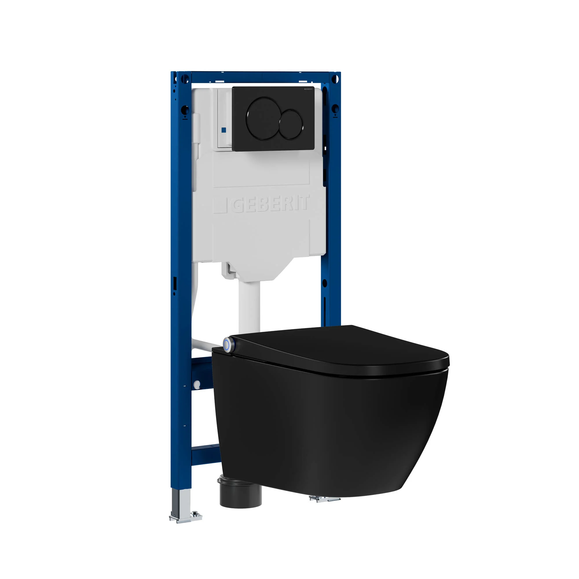 Bruse-wc komplet sæt PRO+1104 med Geberit Duofix forvægselement - Image 4