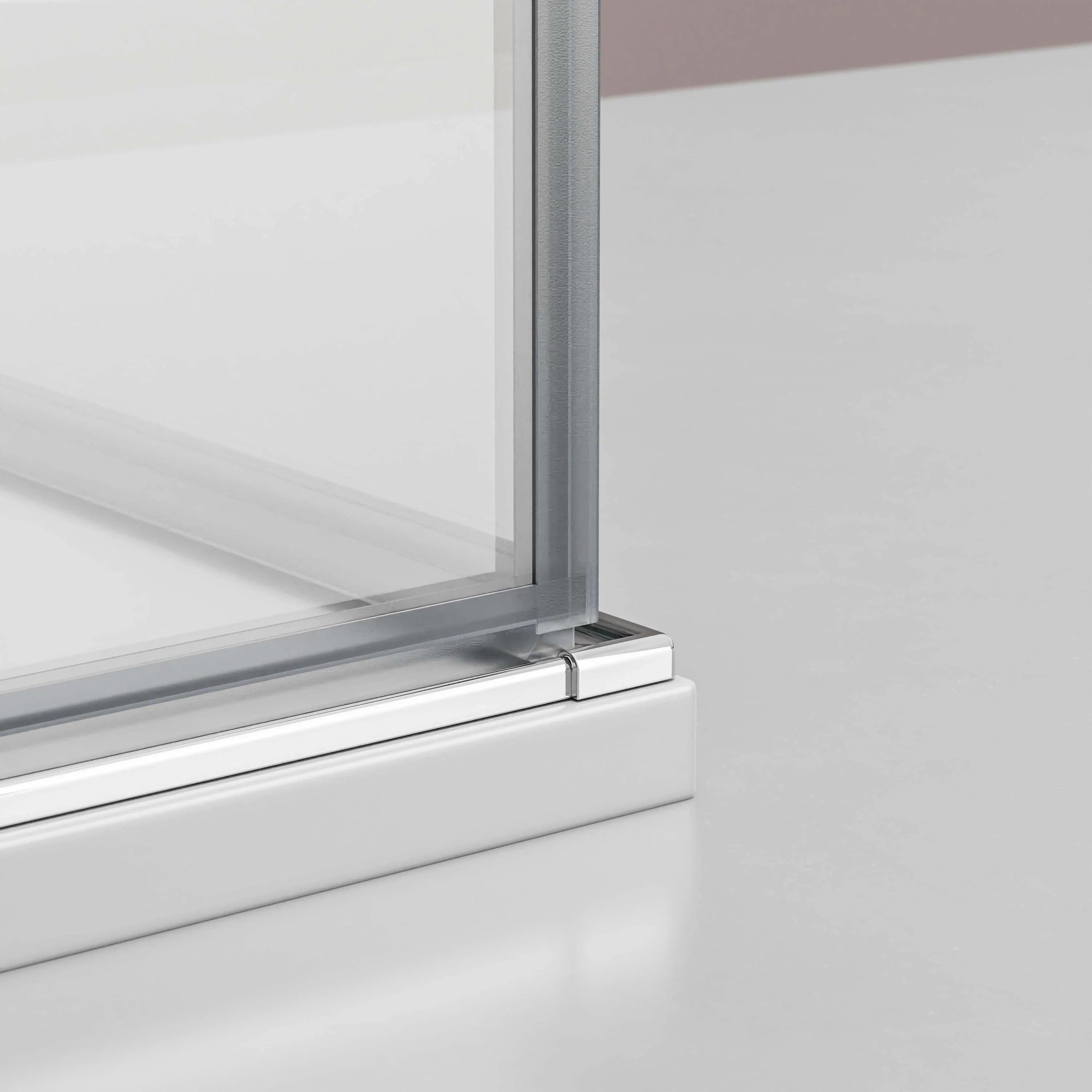 Foldevæg til brusebad, af NANO-glas, EX213, 100 × 100 × 195 cm + brusebund - Image 3