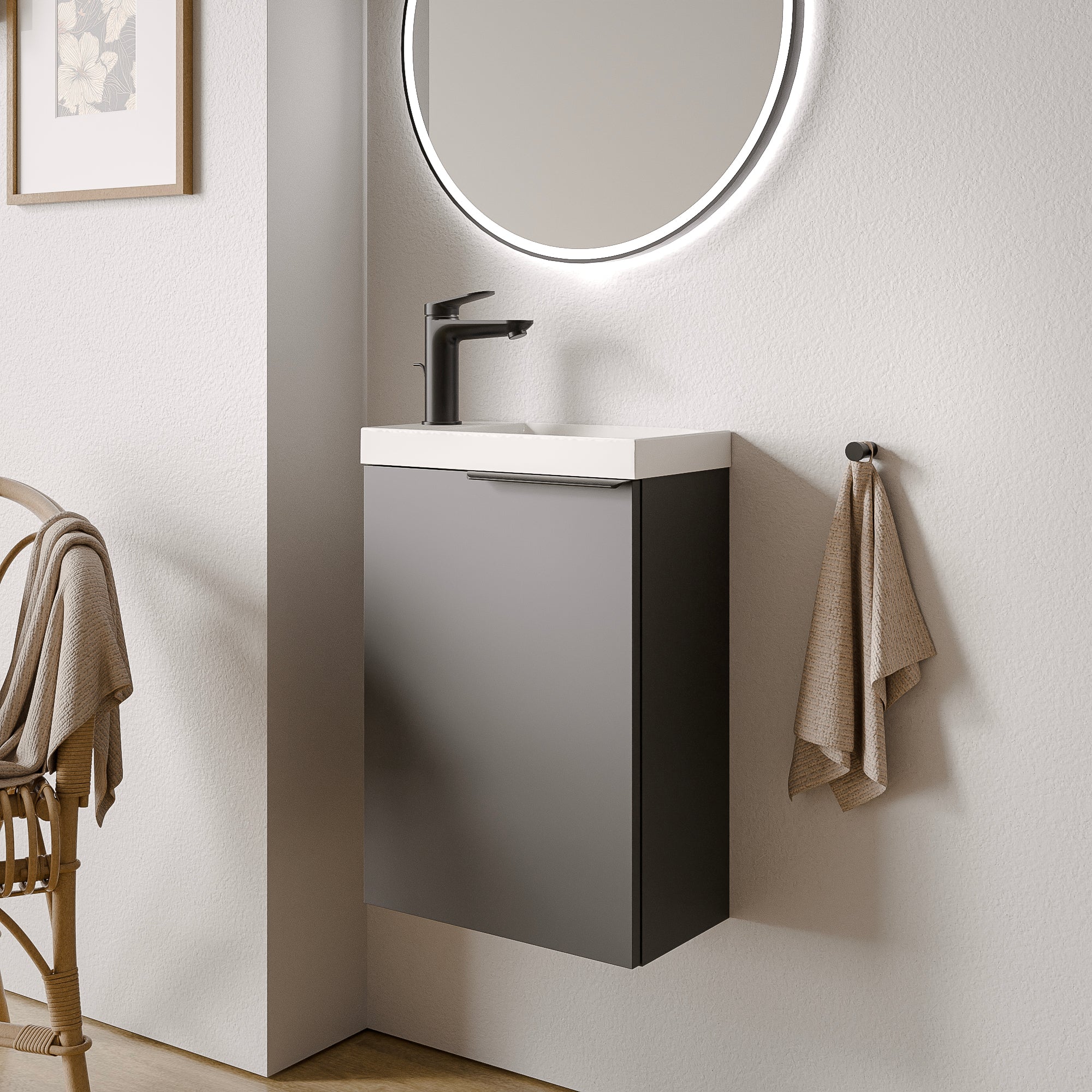 Gæstetoilet Badmøbelsæt TIM 40 - Image 17