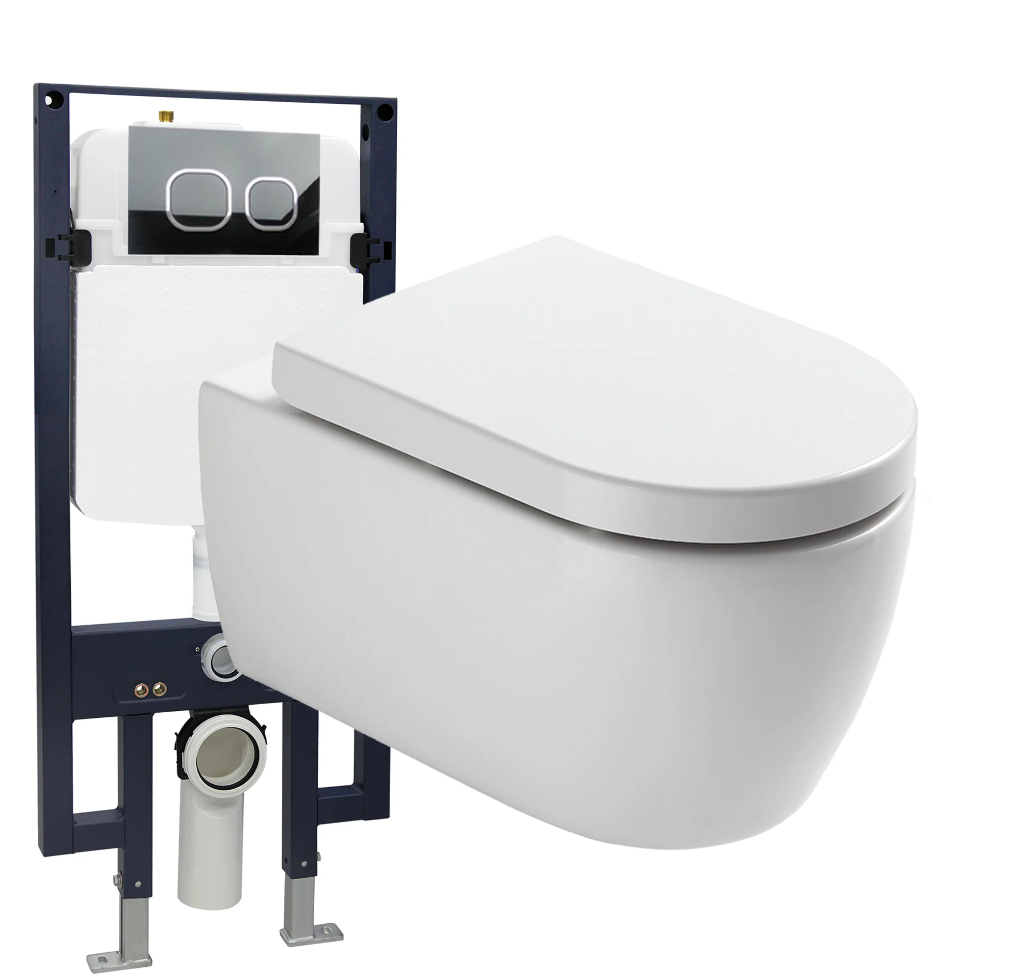 WC komplet pakke 22: WC NT2039 Hvid