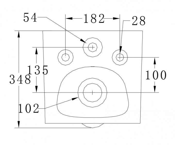 WC komplet pakke 39: WC B-8030R Sort - Image 6