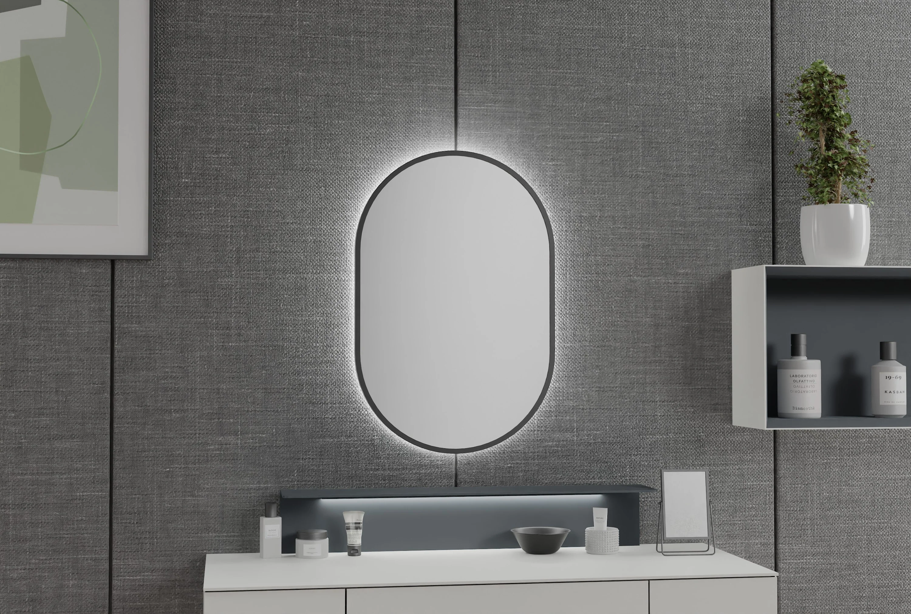 LED lyspejl 8144-2.0 Oval - Image 2