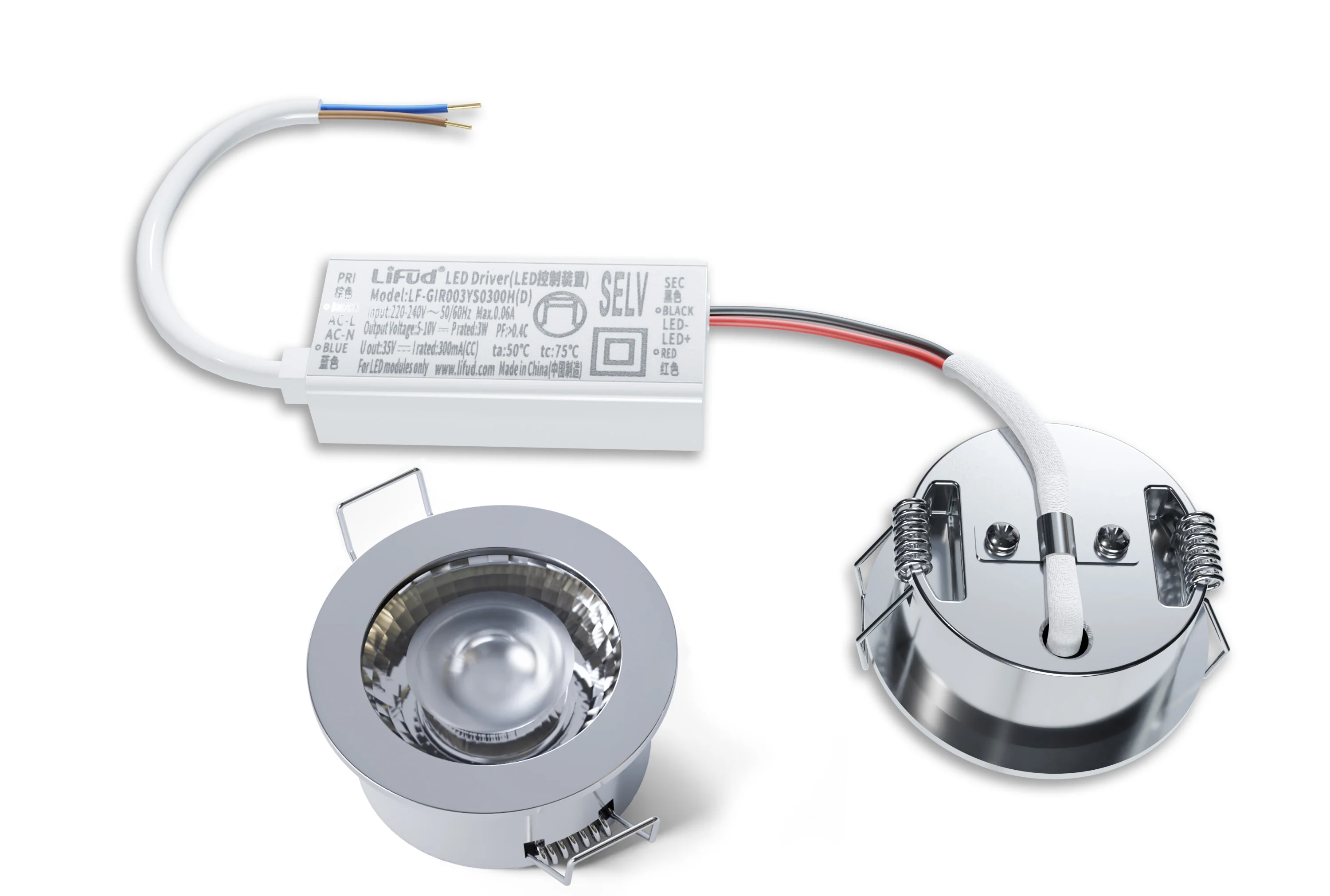 LED spot indbygningsspot lys farve neutral hvid