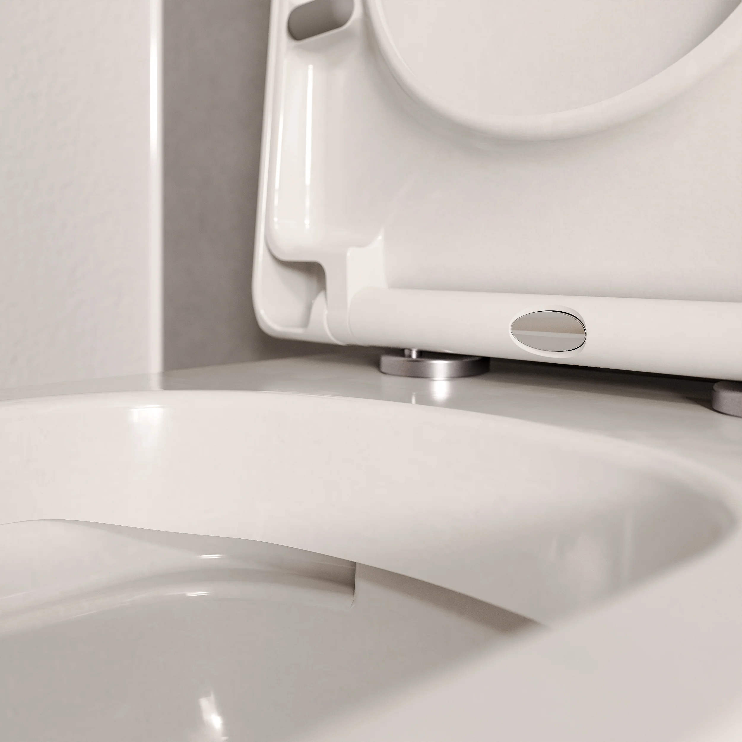 Fritstående toilet VIREO Hvid - Image 5