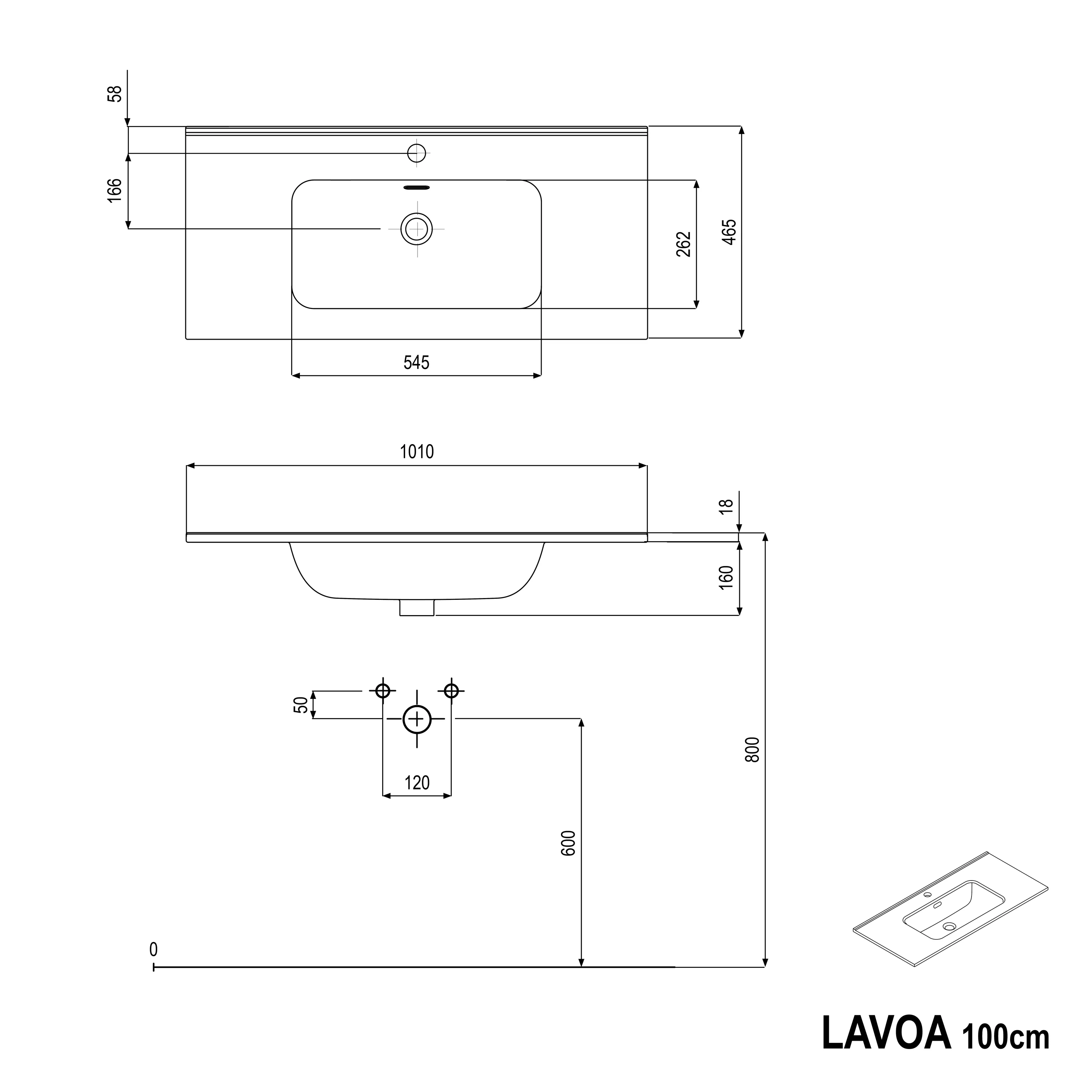 Vaskeskab LAVOA 100 - Image 38