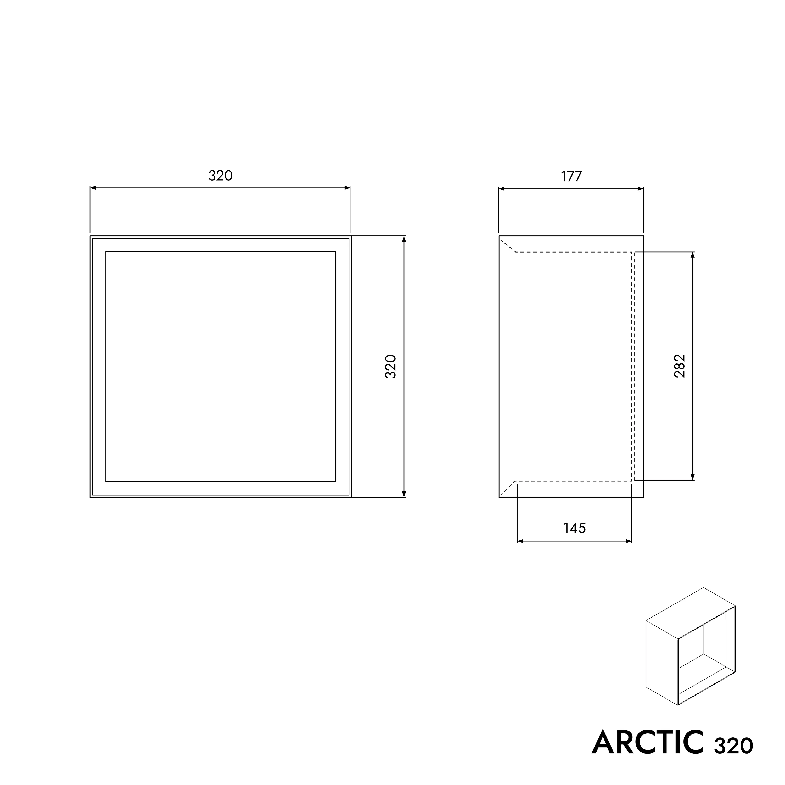 Væghylde ARCTIC 320 - Image 5