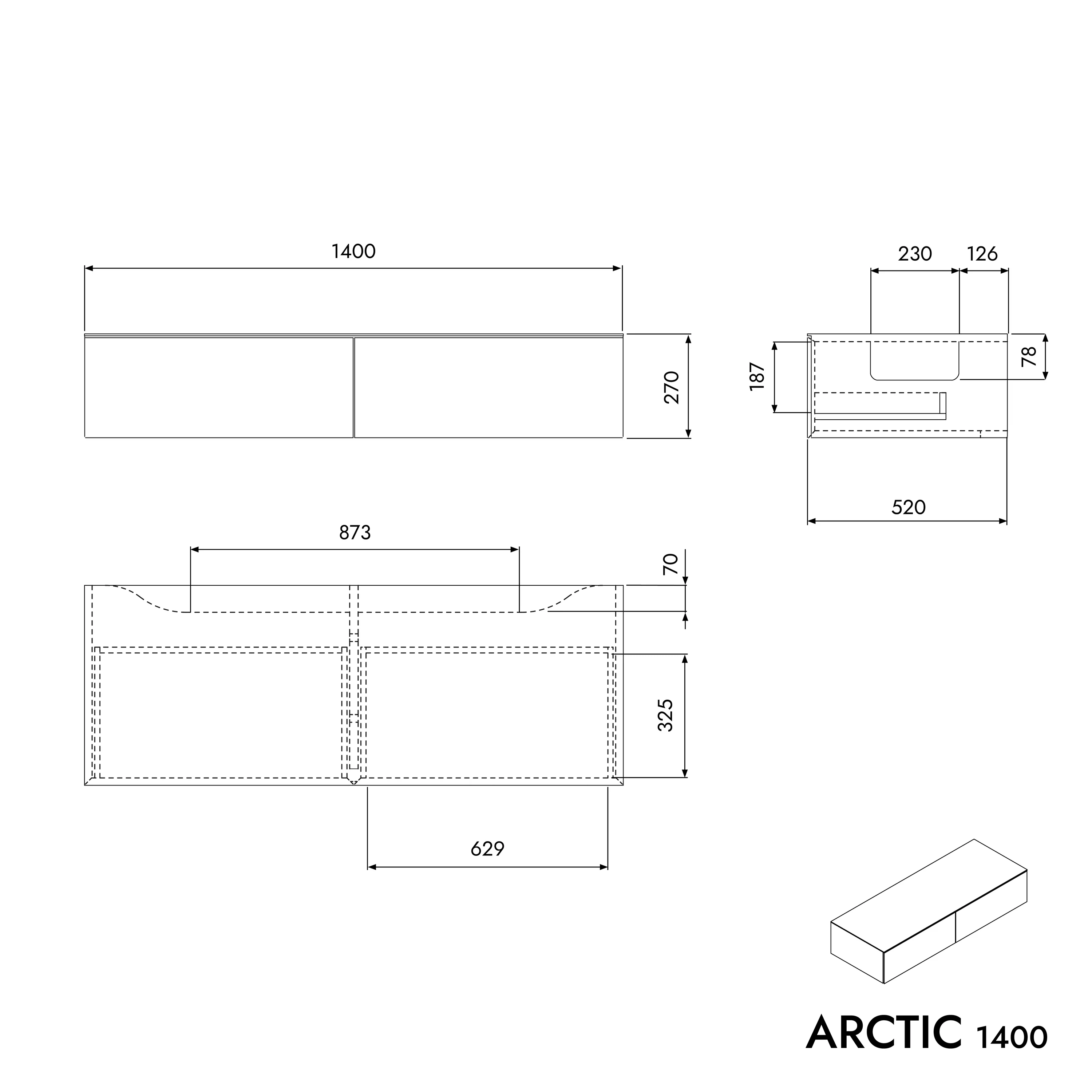 Underskab ARCTIC 1400 - Image 6