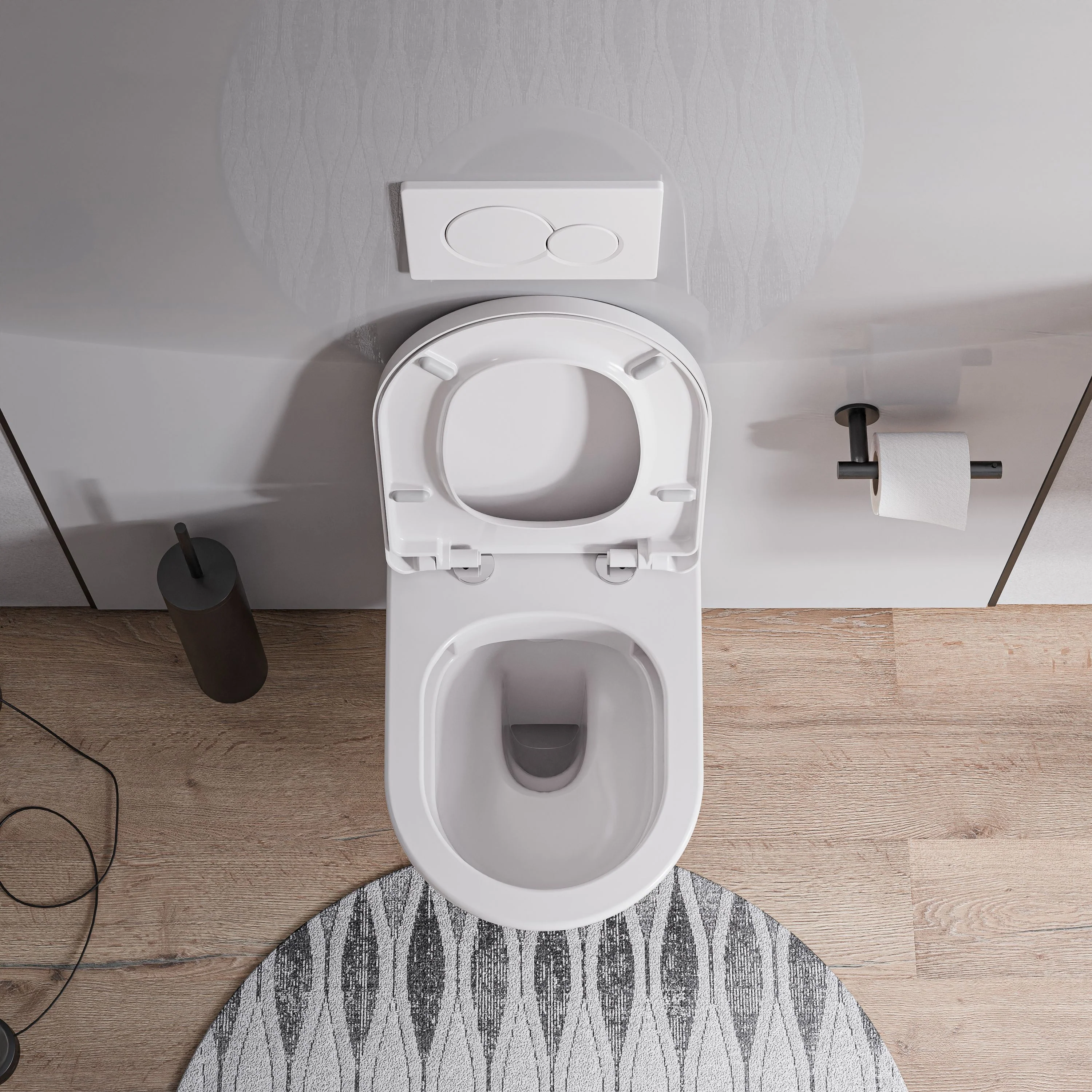 Væghængt toilet uden kant VIVEO - Image 8